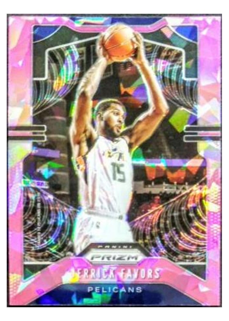 2019-20 Panini Prizm Base Set Derrick Favors #169 card