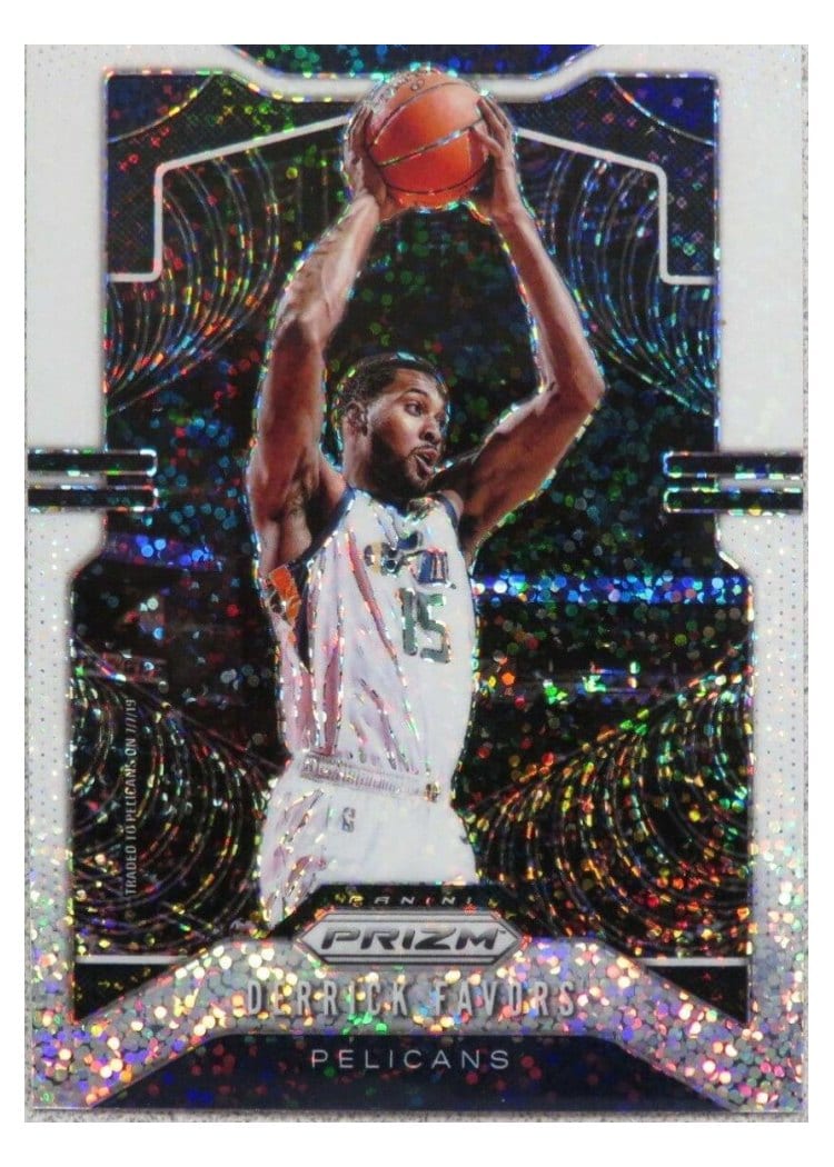 2019-20 Panini Prizm Base Set Derrick Favors #169 card
