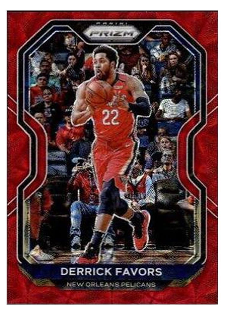 2020-21 Panini Prizm Base Set Derrick Favors #133 card