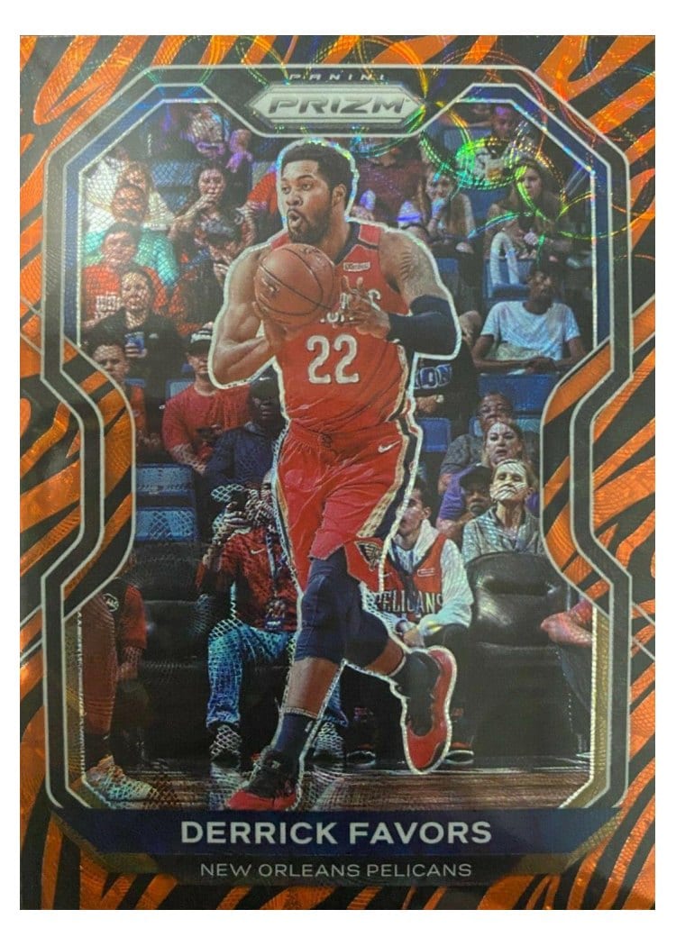 2020-21 Panini Prizm Base Set Derrick Favors #133 card