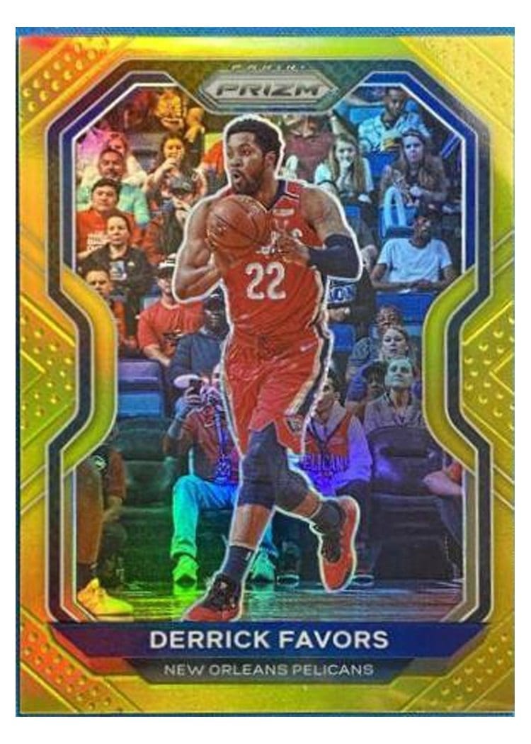 2020-21 Panini Prizm Base Set Derrick Favors #133 card