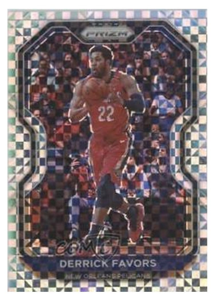 2020-21 Panini Prizm Base Set Derrick Favors #133 card