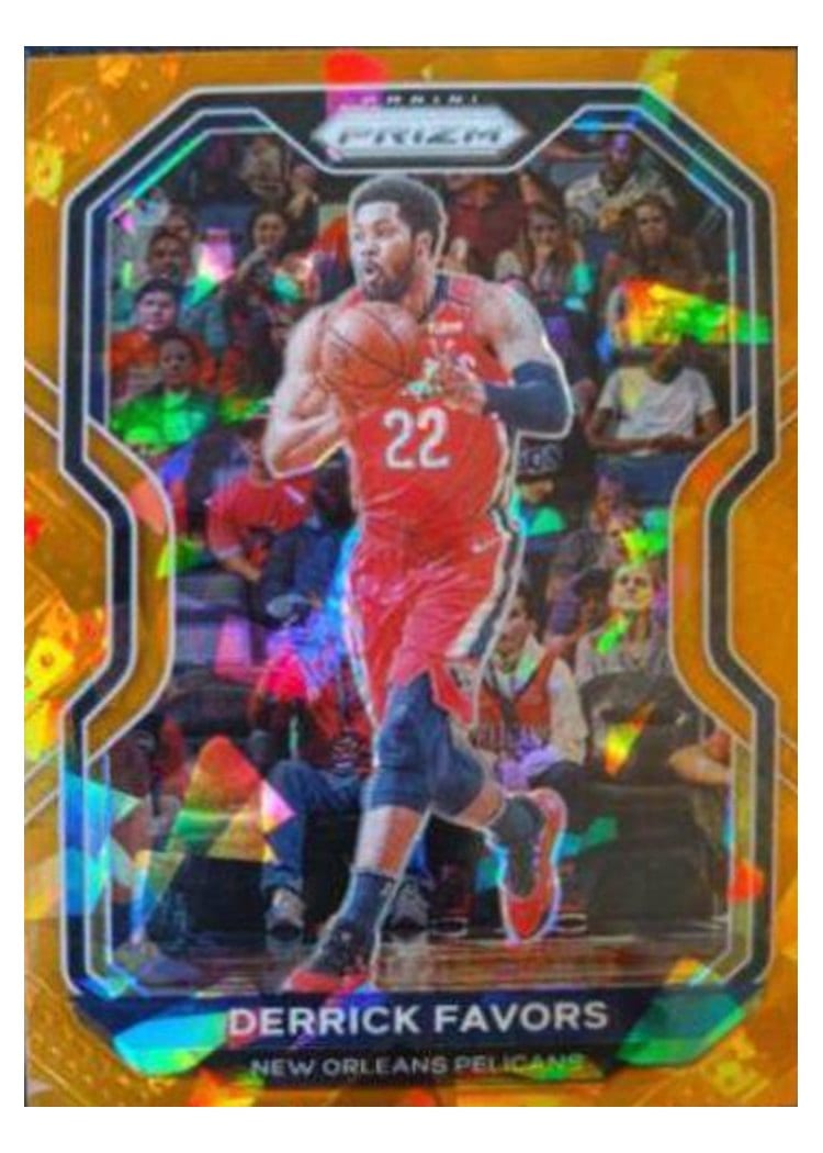 2020-21 Panini Prizm Base Set Derrick Favors #133 card