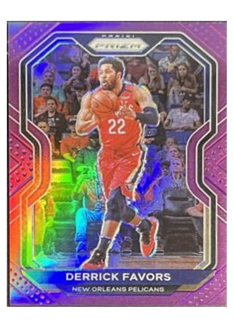 2020-21 Panini Prizm Base Set Derrick Favors #133 card