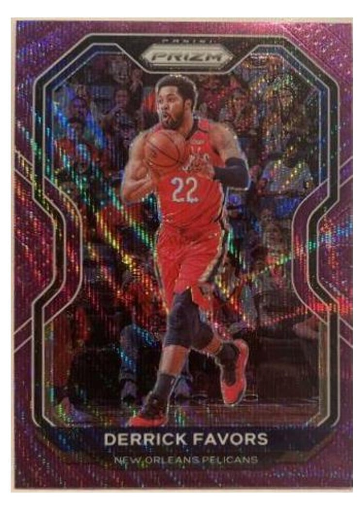 2020-21 Panini Prizm Base Set Derrick Favors #133 card