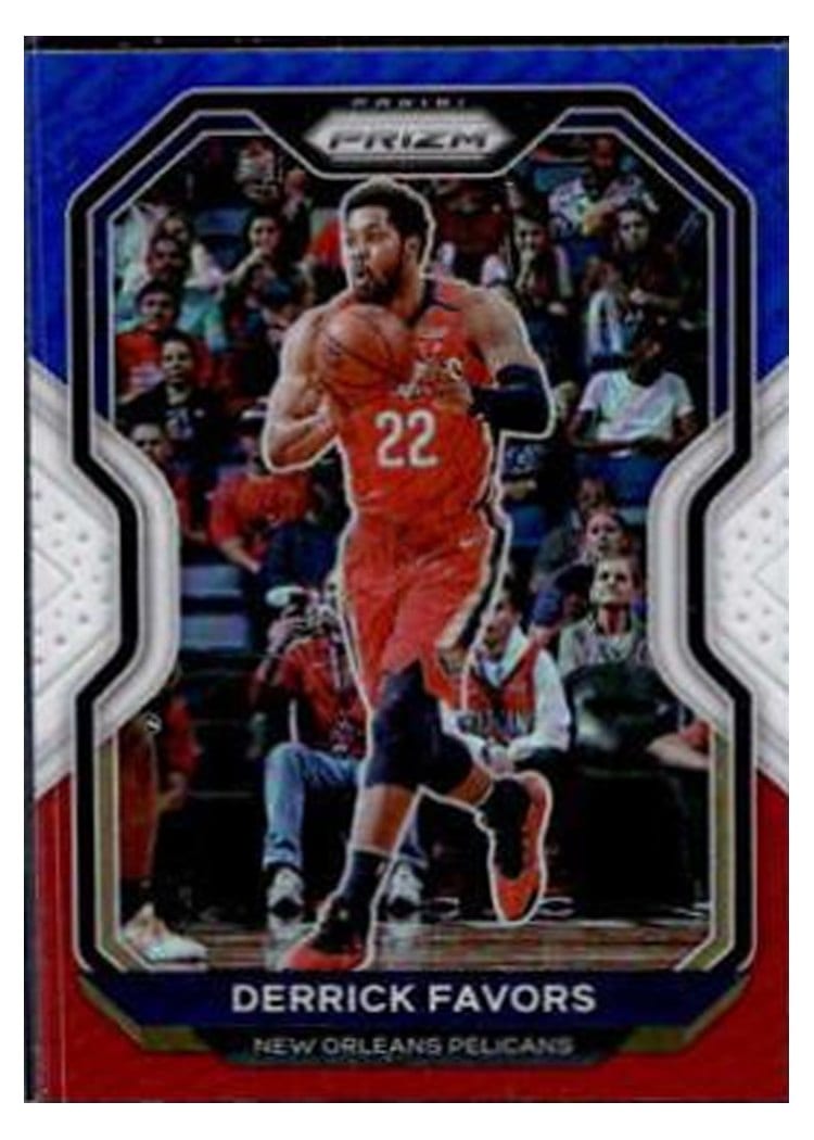 2020-21 Panini Prizm Base Set Derrick Favors #133 card