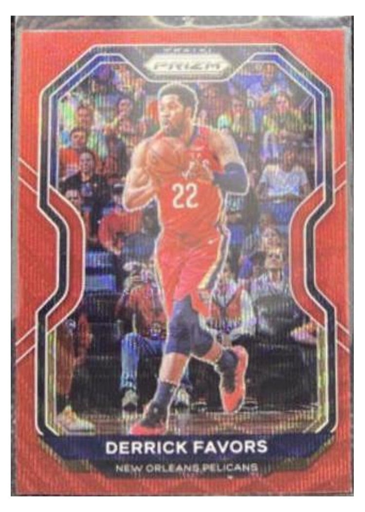 2020-21 Panini Prizm Base Set Derrick Favors #133 card