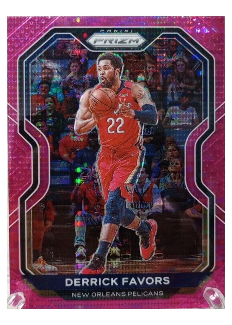 2020-21 Panini Prizm Base Set Derrick Favors #133 card