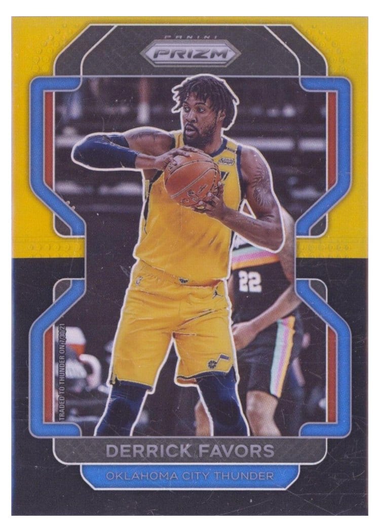 2021-22 Panini Prizm Base Set Derrick Favors #124 card