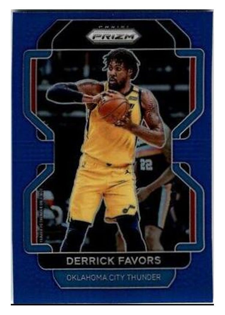 2021-22 Panini Prizm Base Set Derrick Favors #124 card