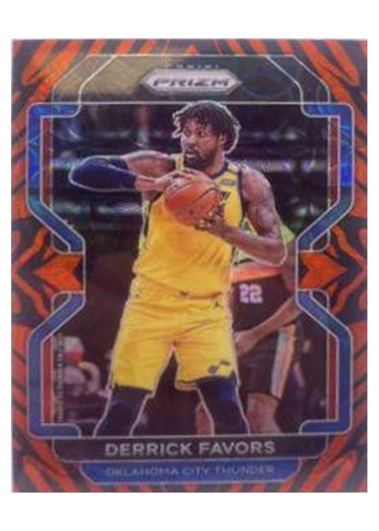 2021-22 Panini Prizm Base Set Derrick Favors #124 card