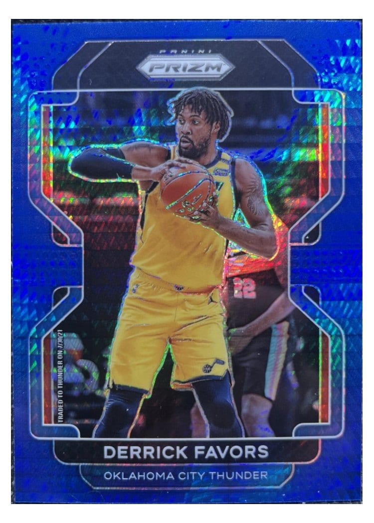 2021-22 Panini Prizm Base Set Derrick Favors #124 card