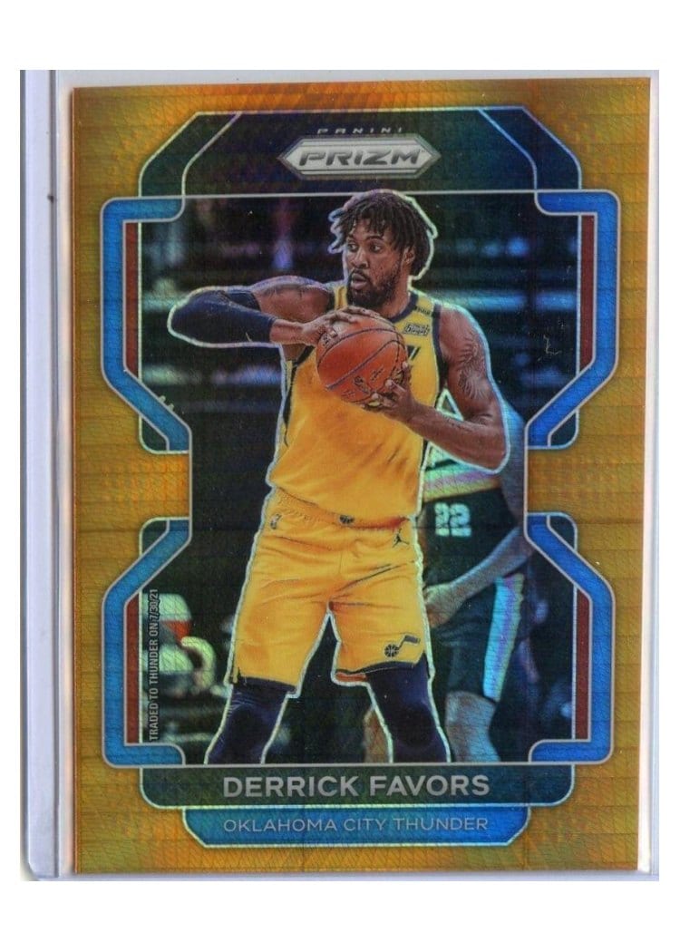 2021-22 Panini Prizm Base Set Derrick Favors #124 card