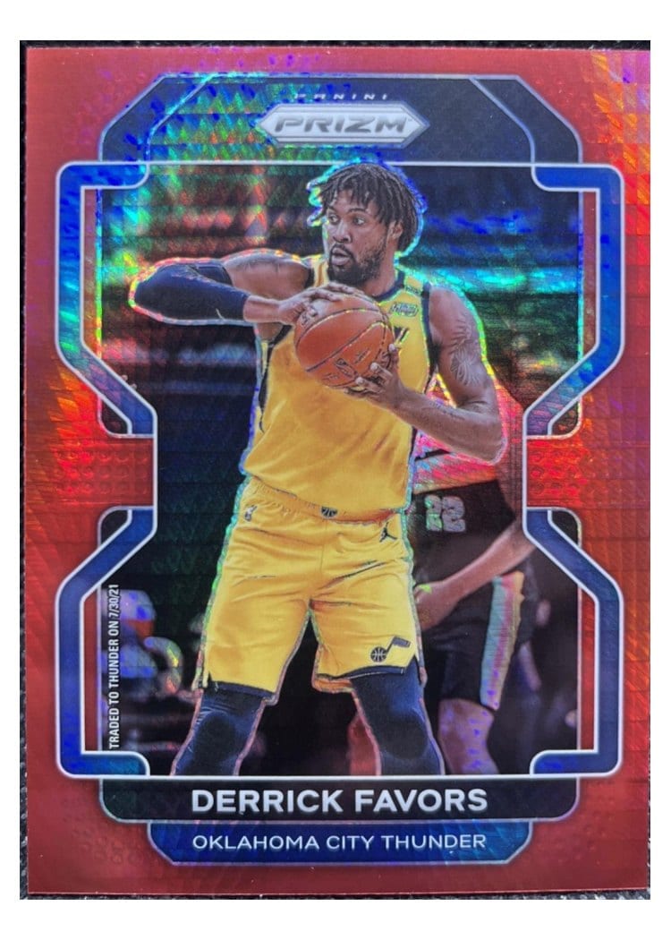 2021-22 Panini Prizm Base Set Derrick Favors #124 card