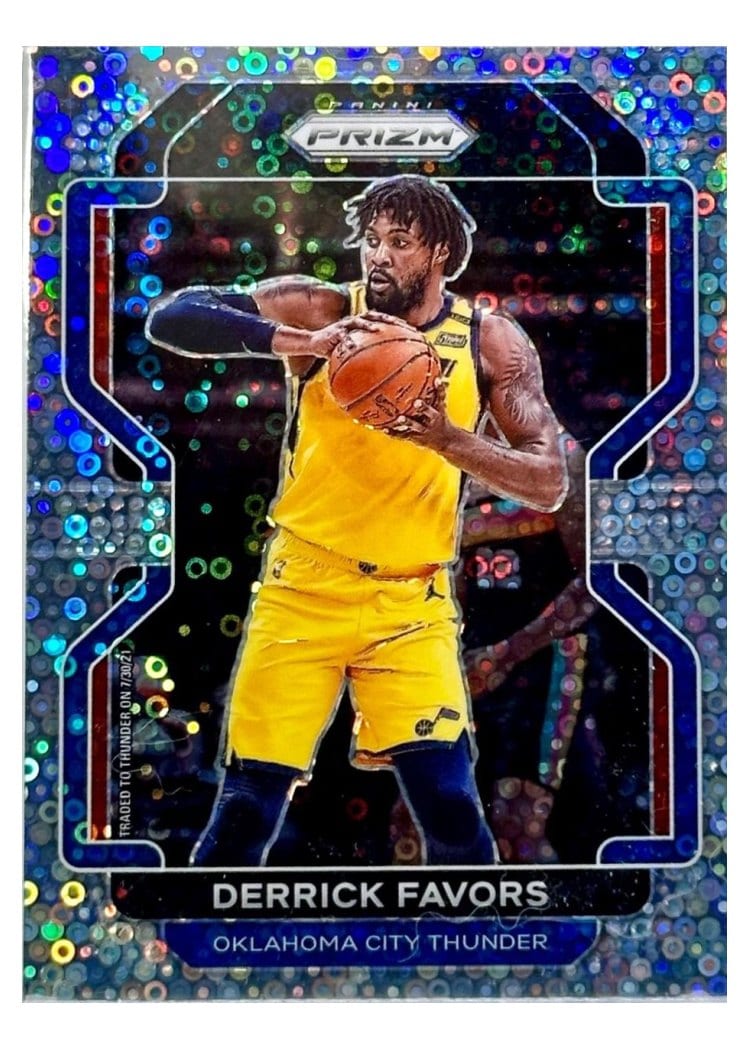 2021-22 Panini Prizm Base Set Derrick Favors #124 card
