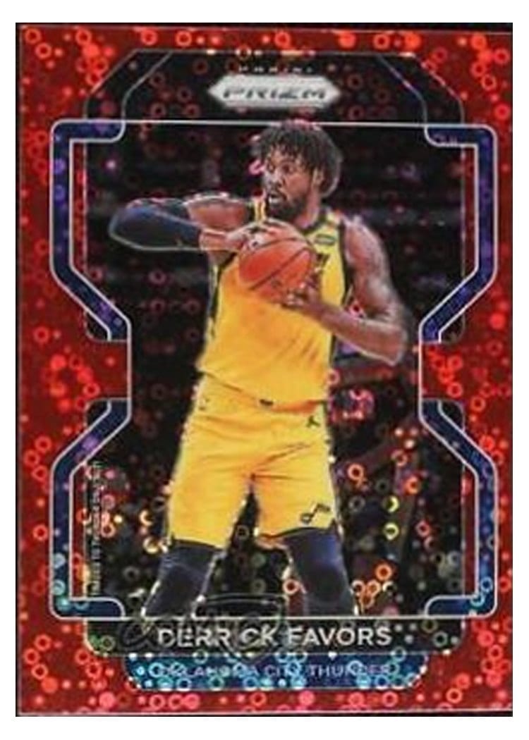 2021-22 Panini Prizm Base Set Derrick Favors #124 card