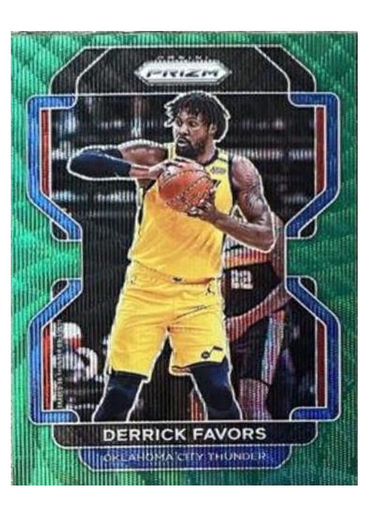 2021-22 Panini Prizm Base Set Derrick Favors #124 card