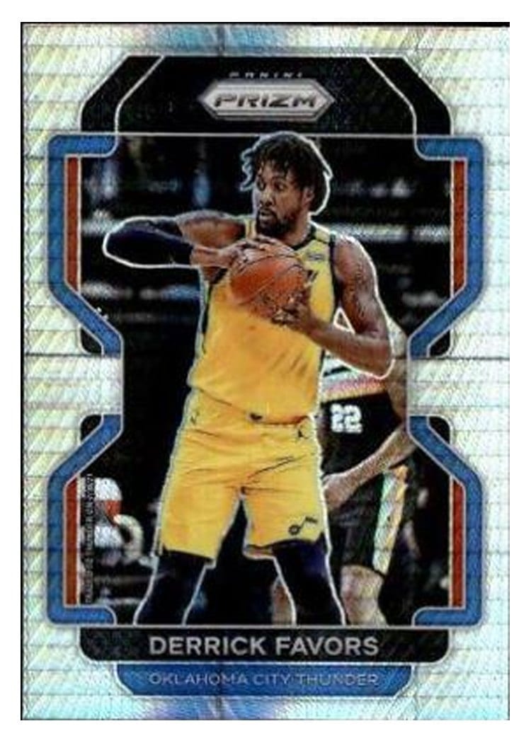 2021-22 Panini Prizm Base Set Derrick Favors #124 card