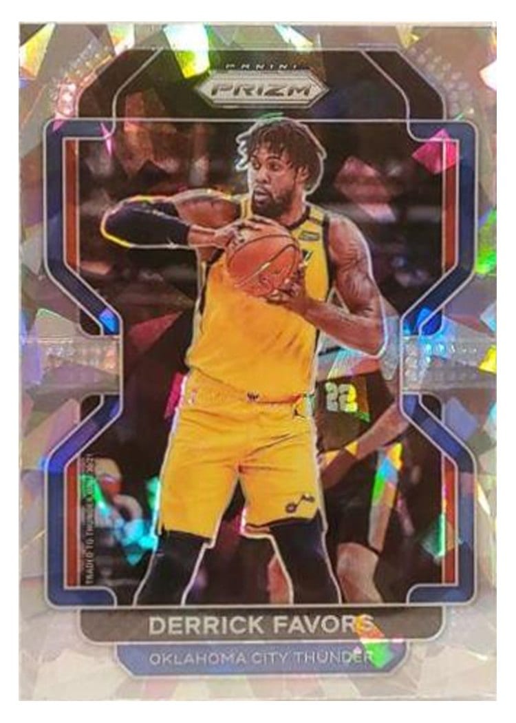 2021-22 Panini Prizm Base Set Derrick Favors #124 card