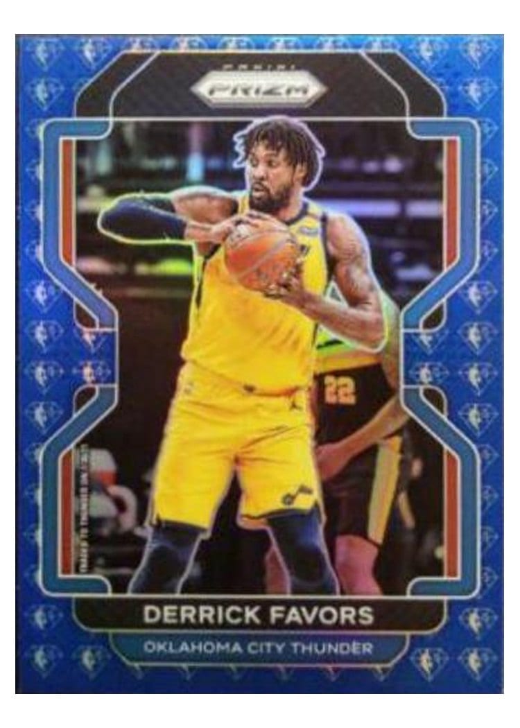 2021-22 Panini Prizm Base Set Derrick Favors #124 card