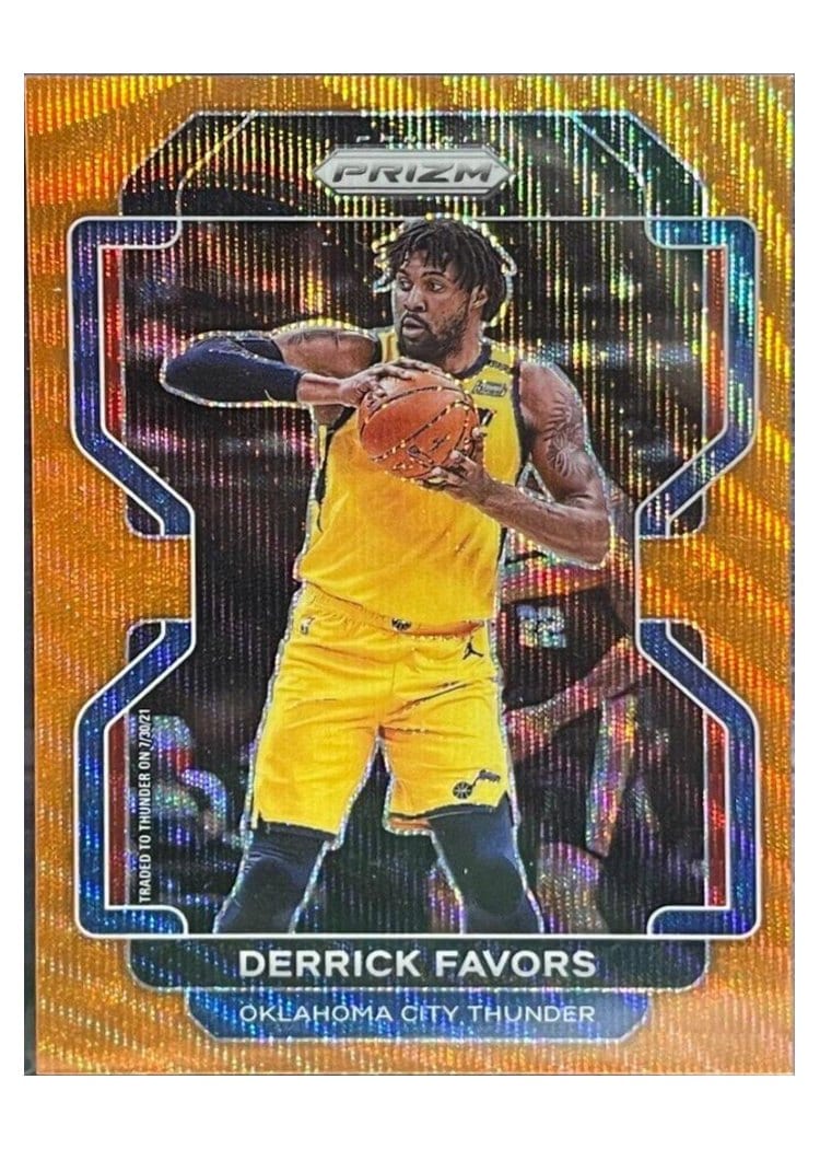 2021-22 Panini Prizm Base Set Derrick Favors #124 card