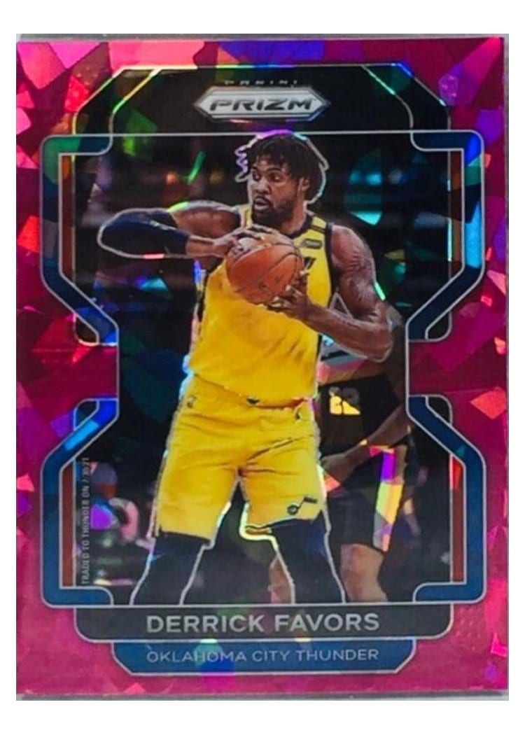2021-22 Panini Prizm Base Set Derrick Favors #124 card