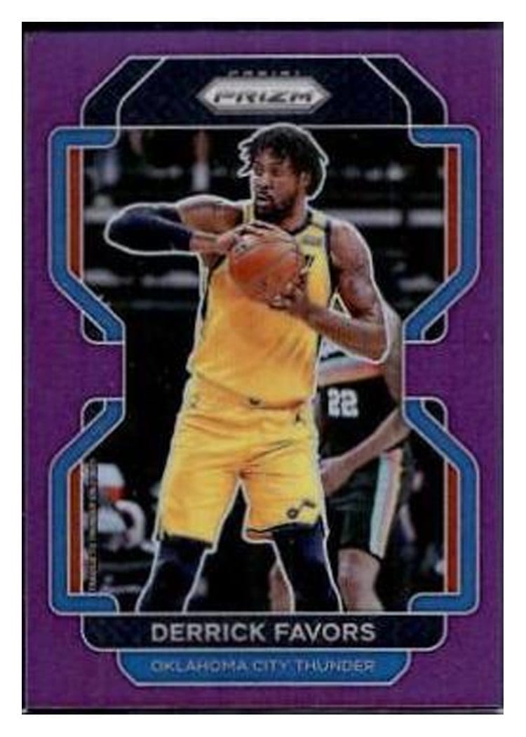 2021-22 Panini Prizm Base Set Derrick Favors #124 card
