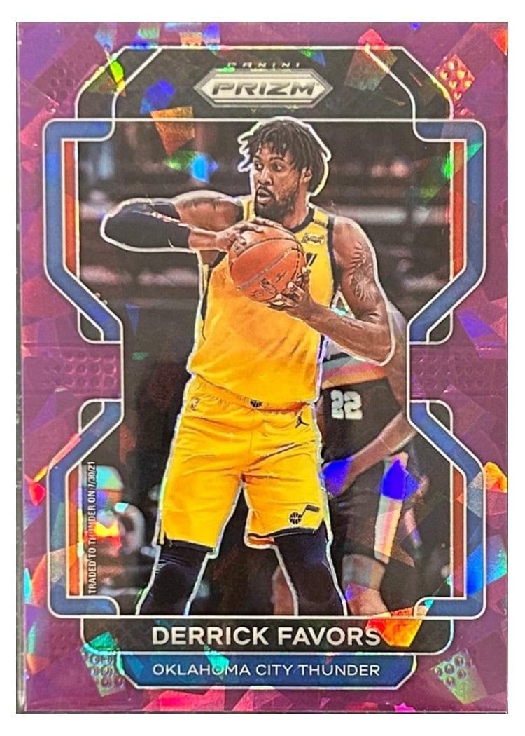 2021-22 Panini Prizm Base Set Derrick Favors #124 card