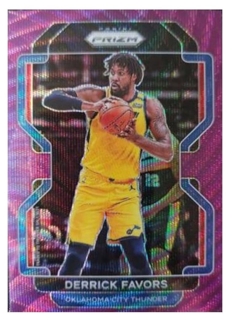 2021-22 Panini Prizm Base Set Derrick Favors #124 card