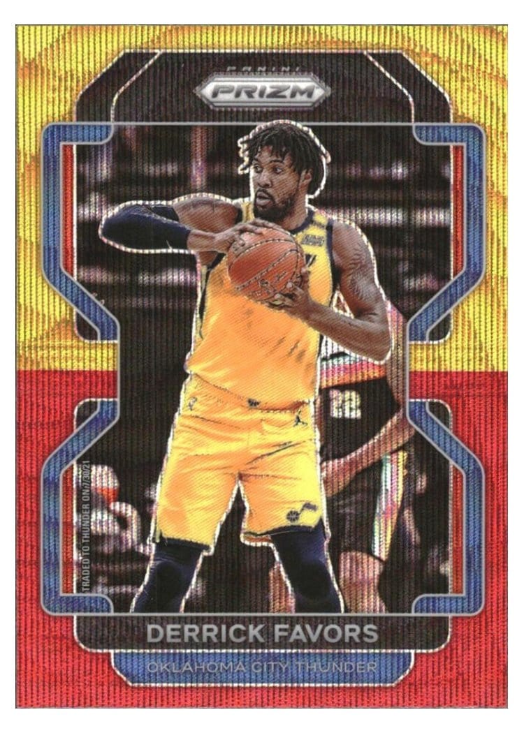 2021-22 Panini Prizm Base Set Derrick Favors #124 card
