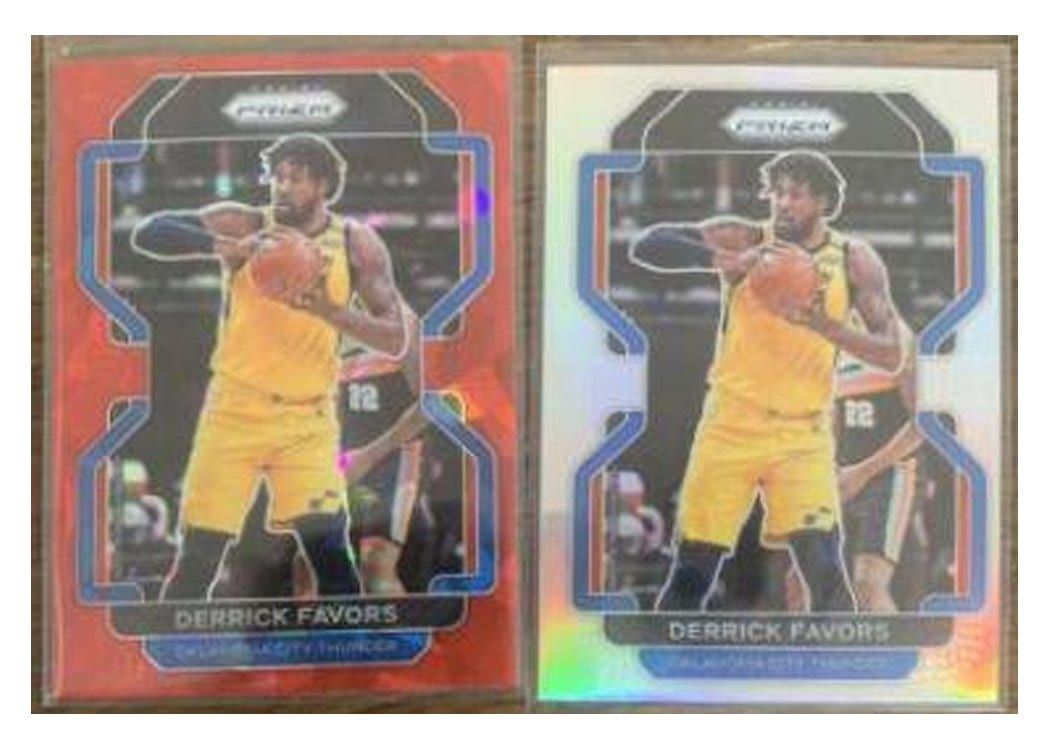 2021-22 Panini Prizm Base Set Derrick Favors #124 card