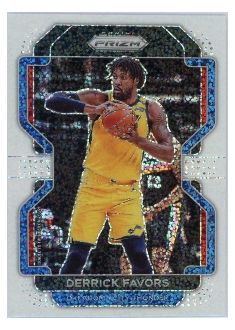 2021-22 Panini Prizm Base Set Derrick Favors #124 card