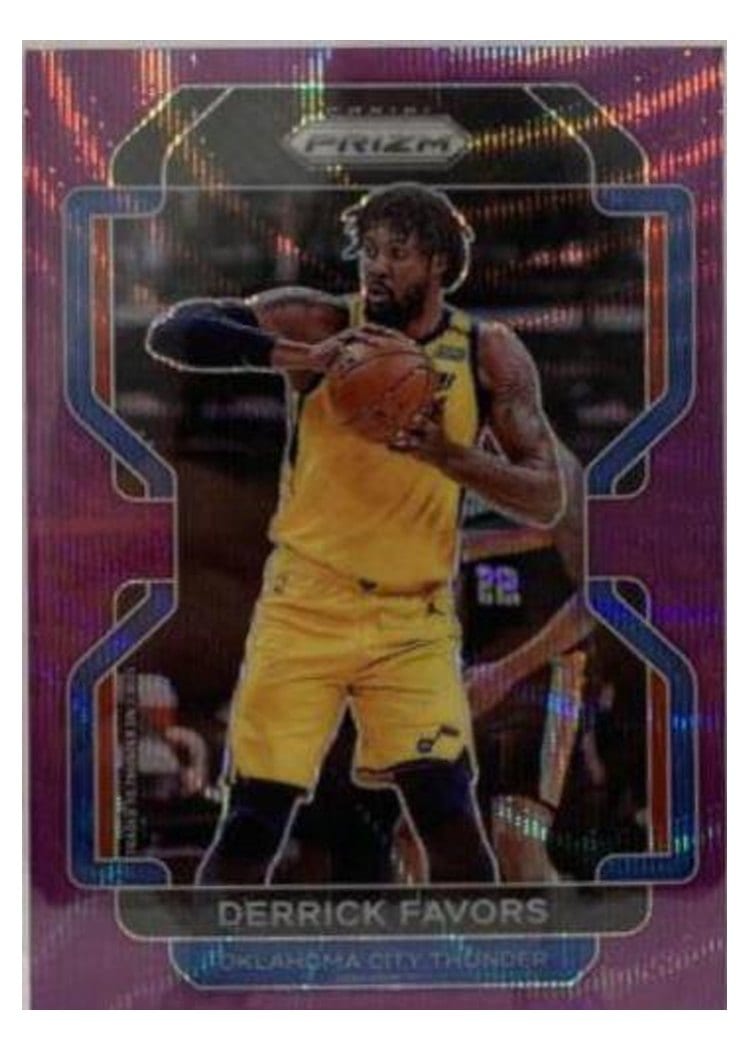 2021-22 Panini Prizm Base Set Derrick Favors #124 card