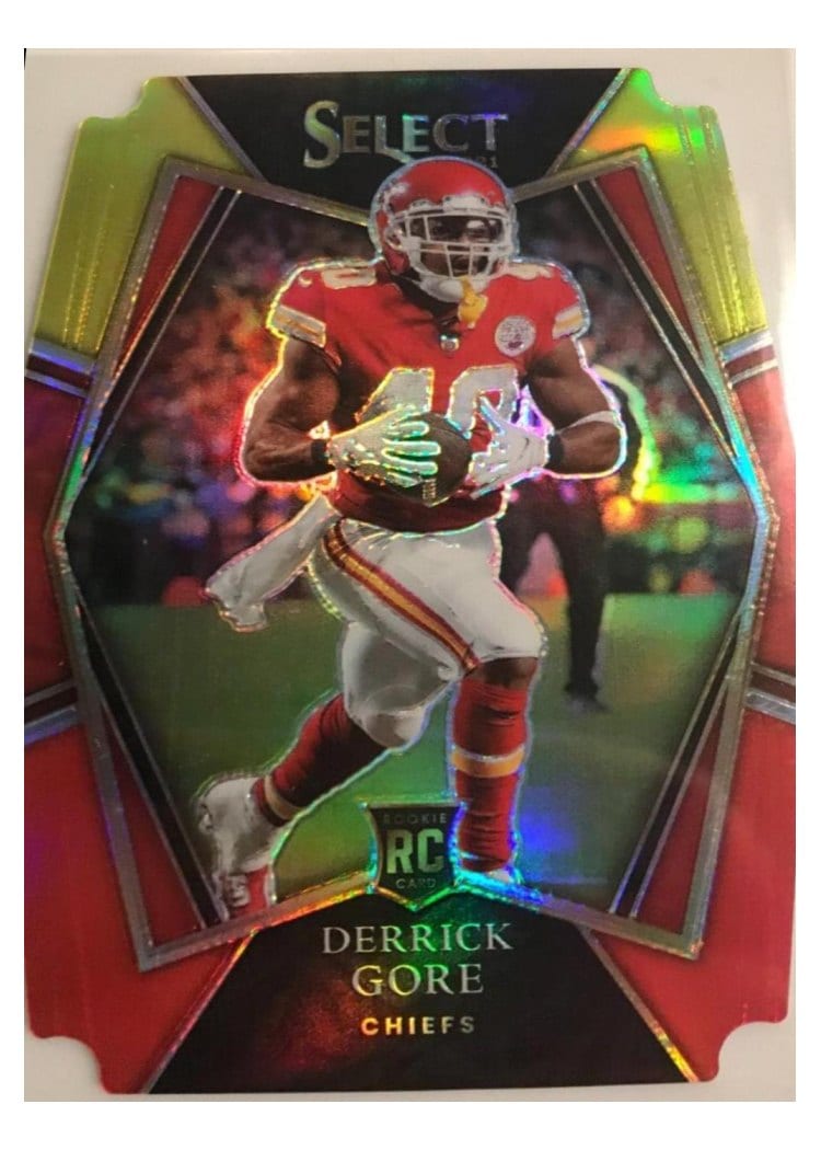 2021 Panini Select Base Set Derrick Gore #184 card