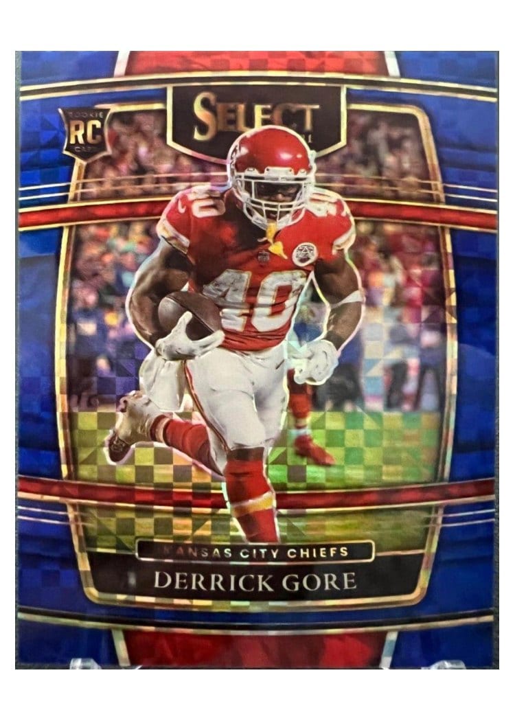2021 Panini Select Base Set Derrick Gore Blue #84 card