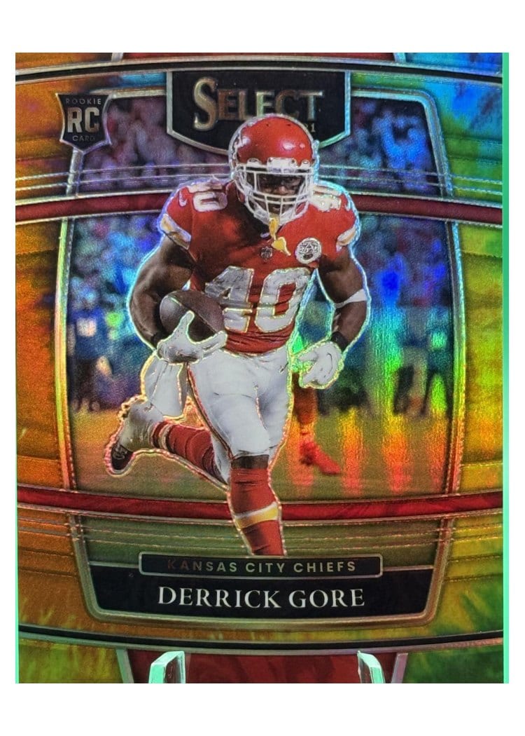 2021 Panini Select Base Set Derrick Gore Tie Dye #84 card