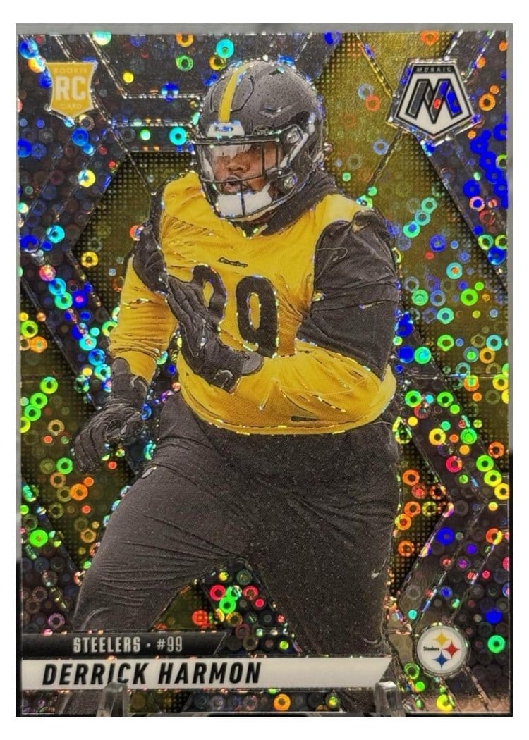 2025 Panini Mosaic Base Set Derrick Harmon #327 card