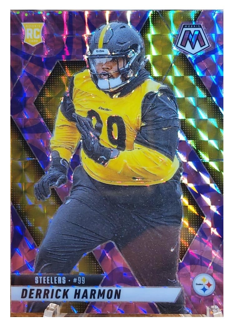 2025 Panini Mosaic Base Set Derrick Harmon #327 card