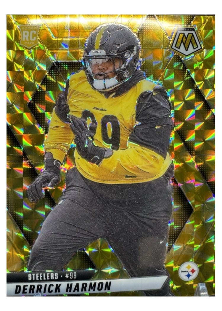 2025 Panini Mosaic Base Set Derrick Harmon #327 card