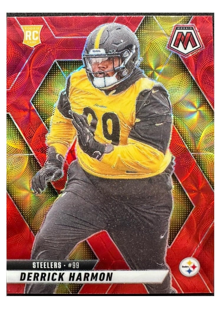 2025 Panini Mosaic Base Set Derrick Harmon #327 card