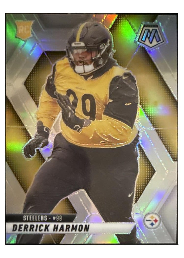 2025 Panini Mosaic Base Set Derrick Harmon #327 card