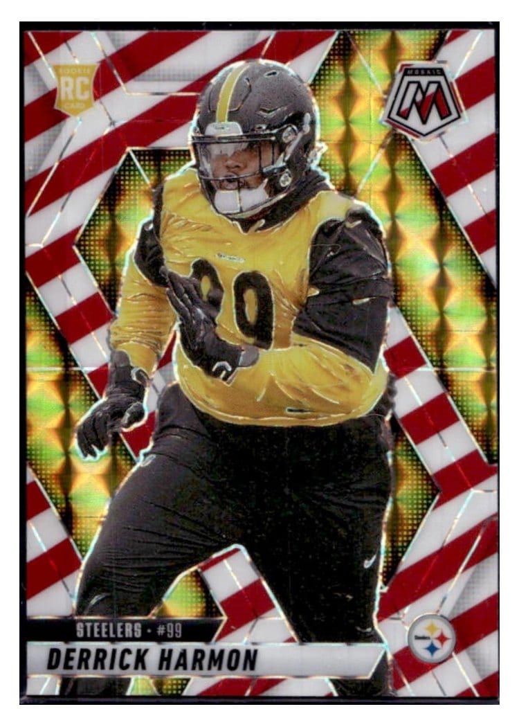 2025 Panini Mosaic Base Set Derrick Harmon #327 card