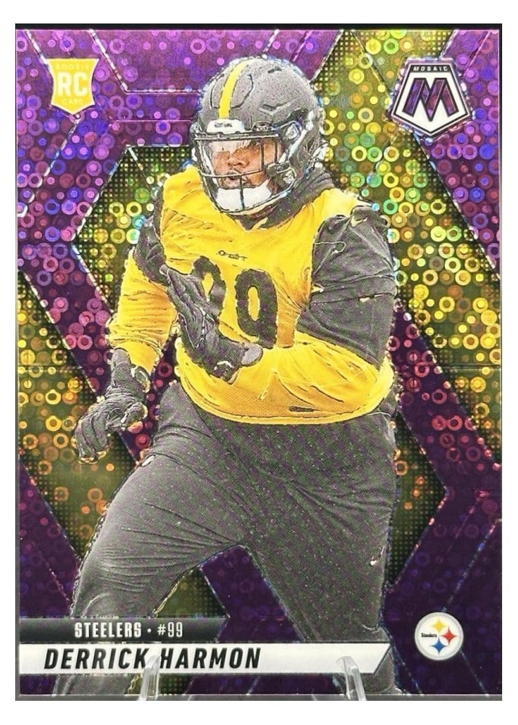 2025 Panini Mosaic Base Set Derrick Harmon #327 card