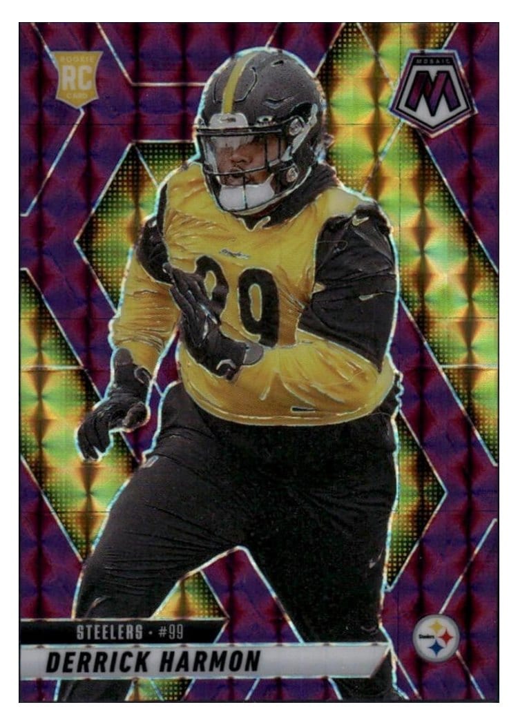 2025 Panini Mosaic Base Set Derrick Harmon #327 card