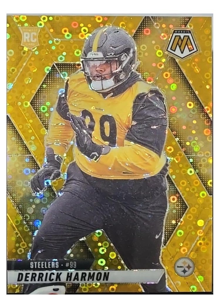 2025 Panini Mosaic Base Set Derrick Harmon #327 card