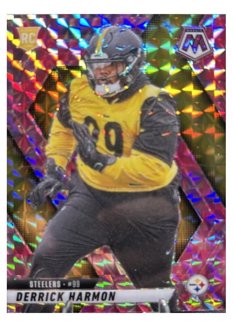 2025 Panini Mosaic Base Set Derrick Harmon #327 card