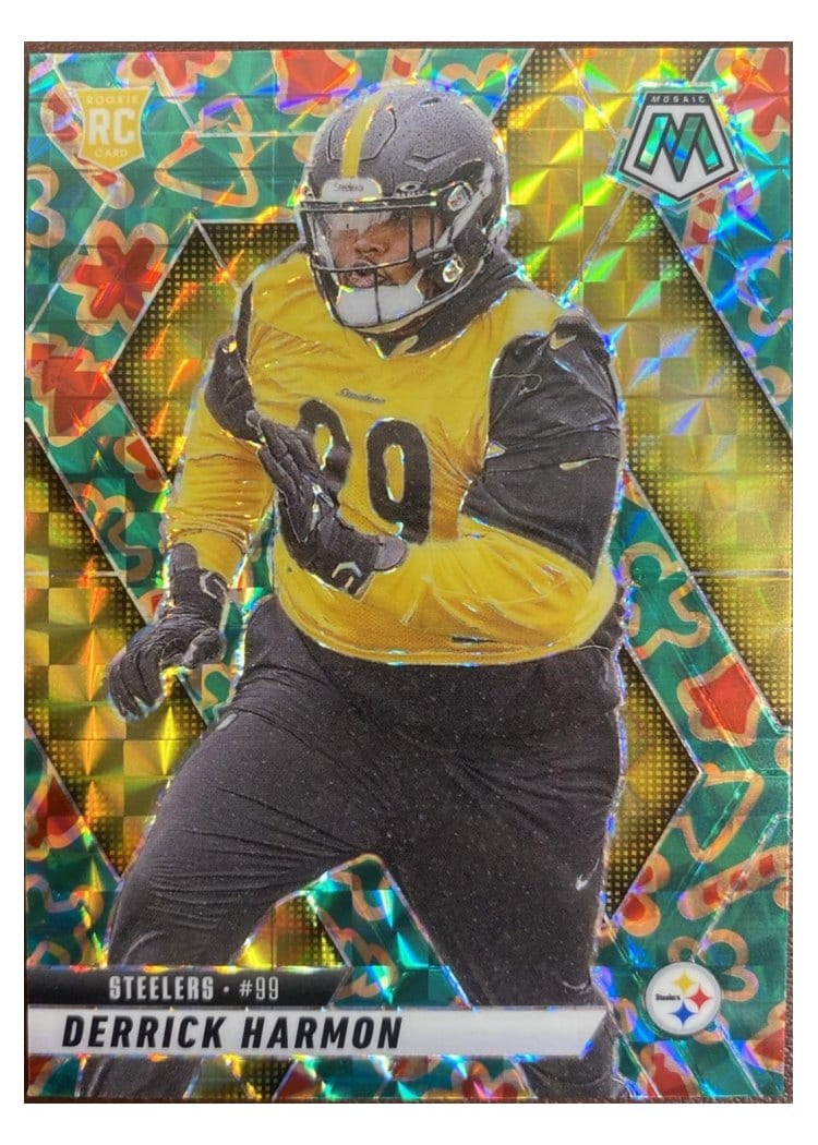 2025 Panini Mosaic Base Set Derrick Harmon #327 card
