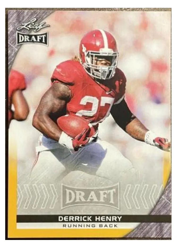 2016 Leaf Draft Derrick Henry Gold #27 card