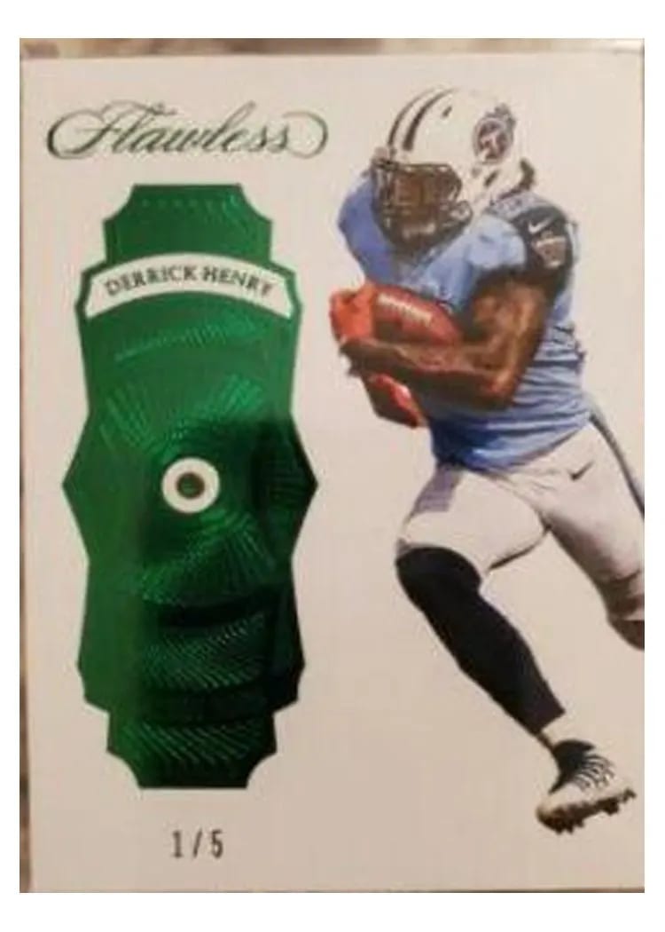 2017 Panini Flawless Derrick Henry Emerald #96 card