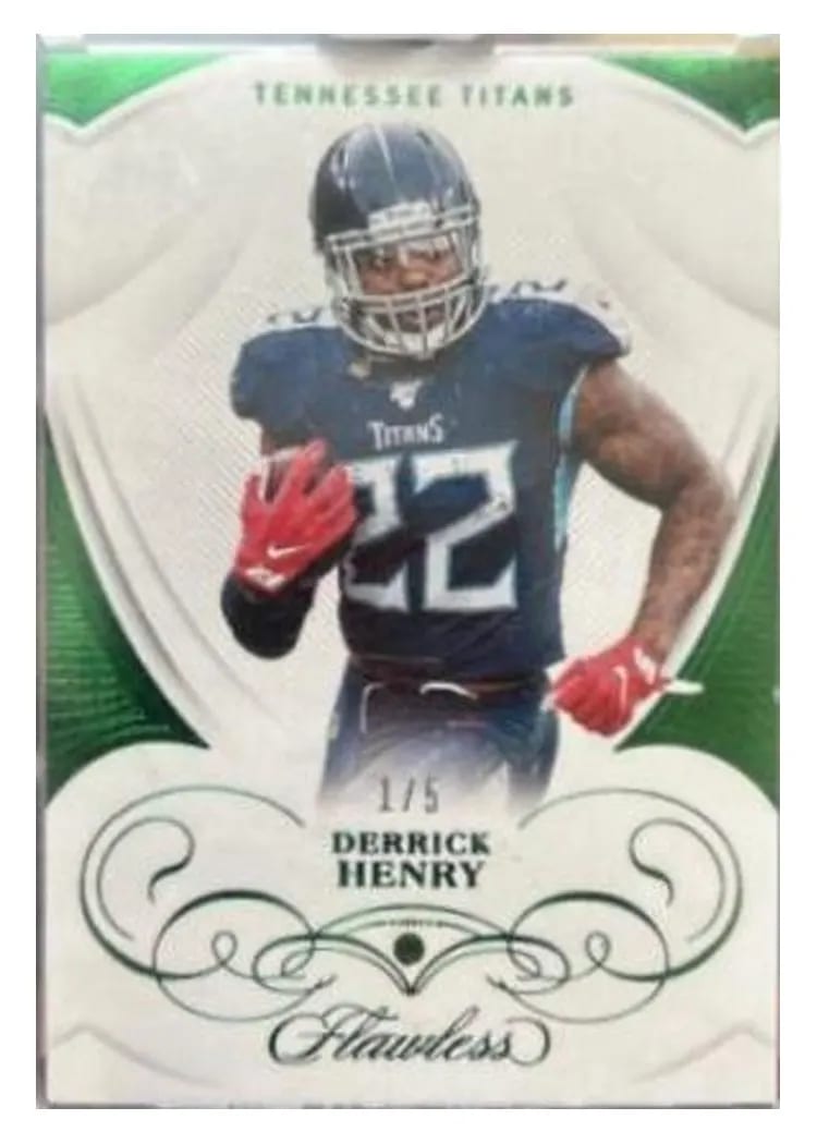 2019 Panini Flawless Base Ruby Derrick Henry #65 card